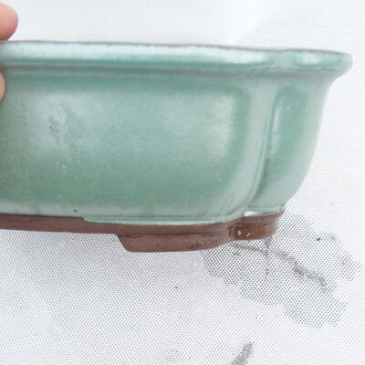Bonsai bowl 24 x 19 x 7 cm, color green - 2