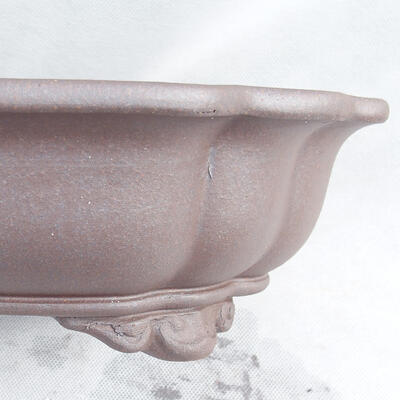 Bonsai bowl 34 x 27 x 9 cm, color brown - 2