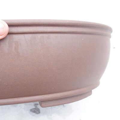 Bonsai bowl 48 x 38 x 11 cm, color brown - 2