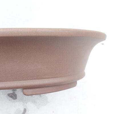 Bonsai bowl 50 x 39 x 8.5 cm, color brown - 2