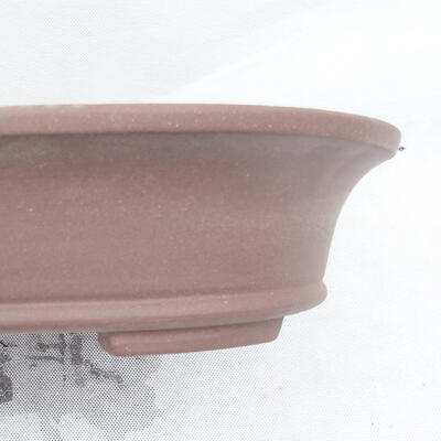 Bonsai bowl 41 x 31 x 8 cm, color brown - 2