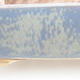 Ceramic bonsai bowl 14.5 x 11.5 x 4.5 cm, color blue - 2/3