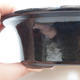Ceramic bonsai bowl 19 x 15 x 6 cm, color black - 2/4