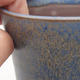 Ceramic bonsai bowl 10 x 10 x 13.5 cm, color blue - 2/3