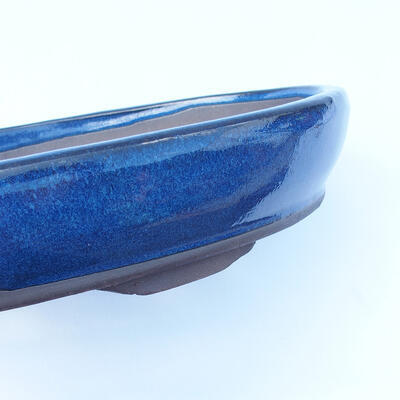 Bonsai bowl 37 x 27 x 6 cm color blue - 2