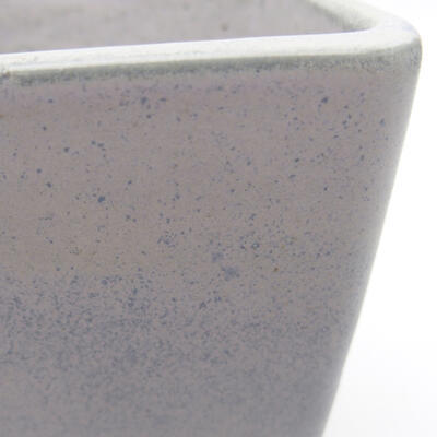 Ceramic bonsai bowl 8 x 8 x 11 cm, color blue - 2