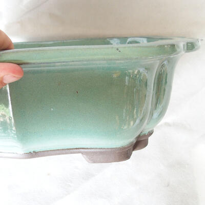Bonsai bowl 39 x 32 x 12 cm, color green - 2