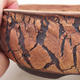 Ceramic bonsai bowl 17 x 17 x 7 cm, color cracked - 2/4