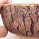 Ceramic bonsai bowl 20.5 x 20.5 x 6.5 cm, cracked color - 2/4