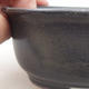 Ceramic bonsai bowl 12 x 10 x 5 cm, gray color - 2/4