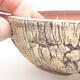 Ceramic bonsai bowl 15 x 15 x 5 cm, color cracked - 2/3