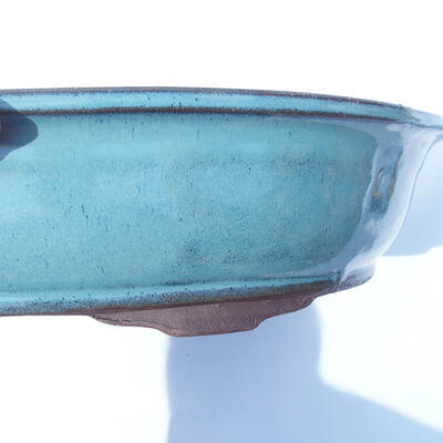 Bonsai bowl 43 x 29 x 9 cm color blue - 2