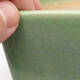Ceramic bonsai bowl 9 x 9 x 8.5 cm, color green - 2/3