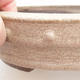 Ceramic bonsai bowl - 15 x 15 x 5 cm, color beige - 2/3