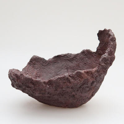 Ceramic shell 19 x 17 x 15 cm, color brown - 2