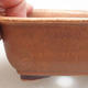 Ceramic bonsai bowl 13 x 10 x 5.5 cm, brick color - 2/4