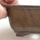 Ceramic bonsai bowl 13 x 10 x 5.5 cm, color green - 2/4