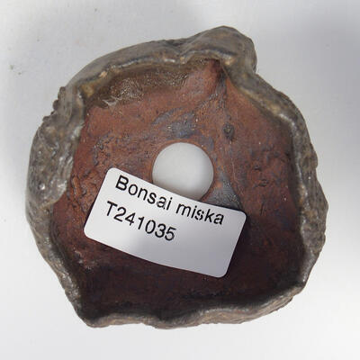 Ceramic shell 7 x 7 x 4 cm, color brown - 2