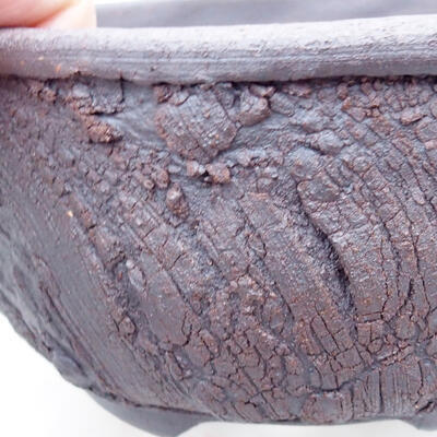 Ceramic bonsai bowl 14 x 14 x 7 cm, color cracked - 2