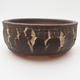 Ceramic bonsai bowl 15 x 15 x 6 cm, color cracked - 2/4