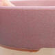 Ceramic bonsai bowl 16.5 x 13.5 x 3.5 cm, color pink - 2/3