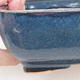 Ceramic bonsai bowl 21.5 x 16 x 6.5 cm, color blue - 2/4