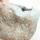 Ceramic shell 5 x 5 x 6 cm, brown-blue color - 2/3