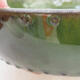 Ceramic bonsai bowl 17 x 17 x 4.5 cm, color green - 2/3