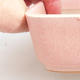 Ceramic bonsai bowl 15 x 12 x 4.5 cm, color pink - 2/4