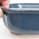 Ceramic bonsai bowl 21 x 17 x 7 cm, color blue - 2/4