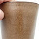 Ceramic bonsai bowl 11 x 11 x 11.5 cm, color brown - 2/3