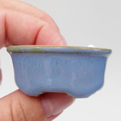 Mini bonsai bowl 4,5 x 3,5 x 2 cm, color blue - 2