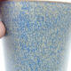 Ceramic bonsai bowl 10 x 10 x 13.5 cm, color blue - 2/3