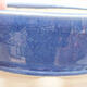 Ceramic bonsai bowl 11.5 x 11.5 x 4 cm, color blue - 2/3