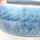 Ceramic bonsai bowl 14 x 14 x 5.5 cm, color blue - 2/3