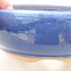 Ceramic bonsai bowl 14 x 14 x 5 cm, color blue - 2/3