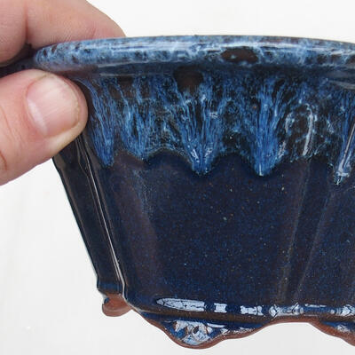 Bonsai bowl 15.5 x 13 x 7.5 cm, color blue - 2