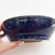 Ceramic bonsai bowl 17 x 17 x 4,5 cm, color blue - 2/4