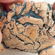Ceramic Shell 8.5 x 8.5 x 6 cm, gray-blue color - 2/3