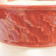 Ceramic bonsai bowl 12 x 12 x 5 cm, brick color - 2/3