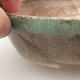 Ceramic bonsai bowl 22.5 x 19.5 x 5 cm, color green - 2/3