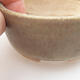 Ceramic bonsai bowl 7.5 x 7 x 3.5 cm, color brownish green - 2/3