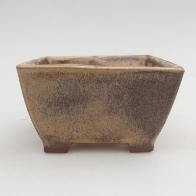 Ceramic bonsai bowl 9 x 9 x 5 cm, color brown - 2