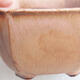 Ceramic bonsai bowl 9 x 9 x 5.5 cm, color pink - 2/3