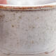 Ceramic bonsai bowl 8.5 x 8.5 x 5 cm, beige color - 2/3
