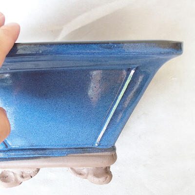 Bonsai bowl 27 x 27 x 16 cm, color blue - 2