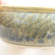 Ceramic bonsai bowl 12 x 12 x 5 cm, color green - 2/3