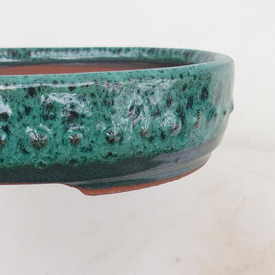 Bonsai bowl 19 x 15 x 4.5 cm, color green - 2