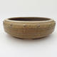 Ceramic bonsai bowl - 16 x 16 x 5 cm, color green - 2/3