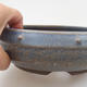 Ceramic bonsai bowl - 15 x 15 x 5 cm, color blue - 2/3